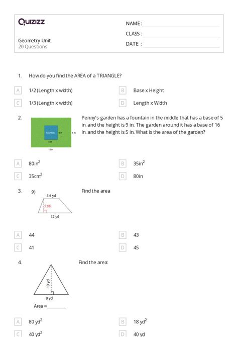 50+ Geometry worksheets for Grade 8 on Quizizz | Free & Printable