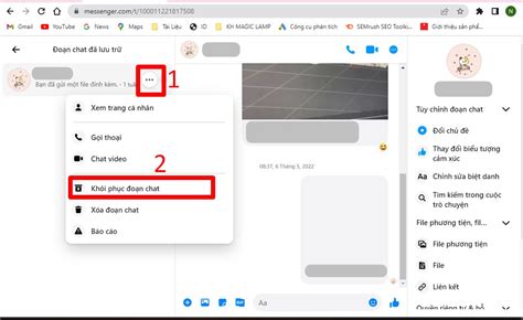 Cách Khôi Phục Cuộc Trò Chuyện đã Xóa Trên Messenger
