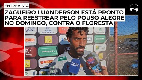 Zagueiro Luanderson está pronto para reestrear pelo Pouso Alegre no