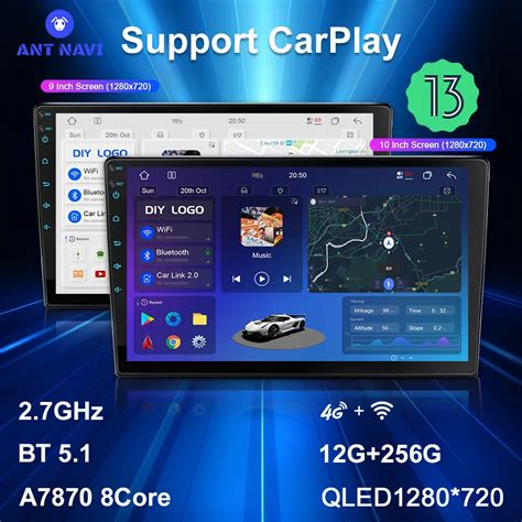 Navigatore Universale Per Auto 9 10 Pollici A7870 Android 13 Carplay