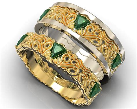 Vidar Jewelry Unique Custom Engagement And Wedding Rings Emerald