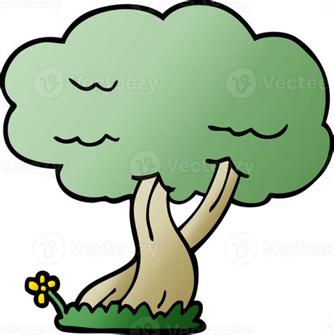 Cartoon Doodle Tree 39911552 Png