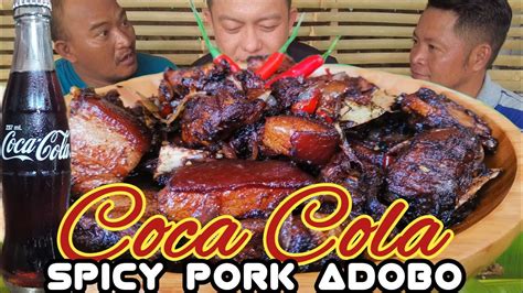 Nagmamantikang Spicy Pork Adobo In Coca Cola Buhay Probinsya With Junetv9249 Youtube