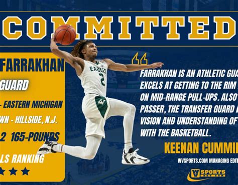 West Virginia Adds Commitment From Transfer Guard Farrakhan WVSports