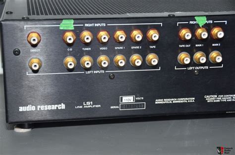 Audio Research LS 1 Tube Pre Amplifier Photo 4891238 Canuck Audio Mart