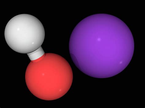 Potassium Hydroxide Molecule Photograph By Laguna Design Science Photo Library