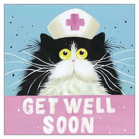 Get Well Soon Cat Card