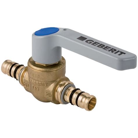 Geberit Plumbing Fittings Mepla Ball Valve D With Control Lever