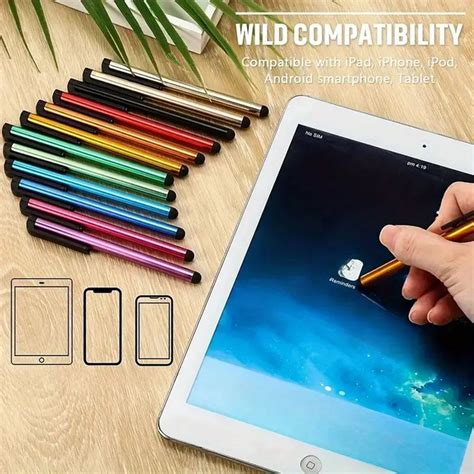 Stylet Universel Pour Cran Tactile Capacitif Pour Tablettes T L Phones