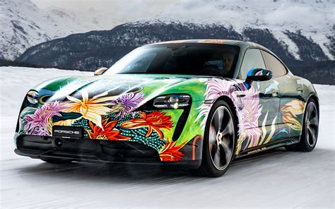 Porsche Taycan S Art Car By Richard Phillips Wallpapers And Hd