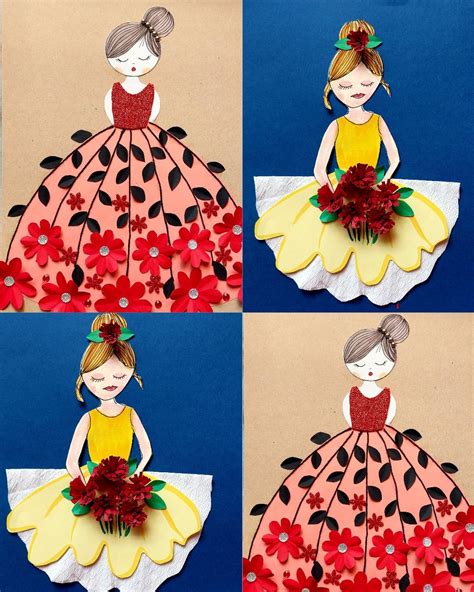 Craftmerint - DIY paper dolls craft for kids