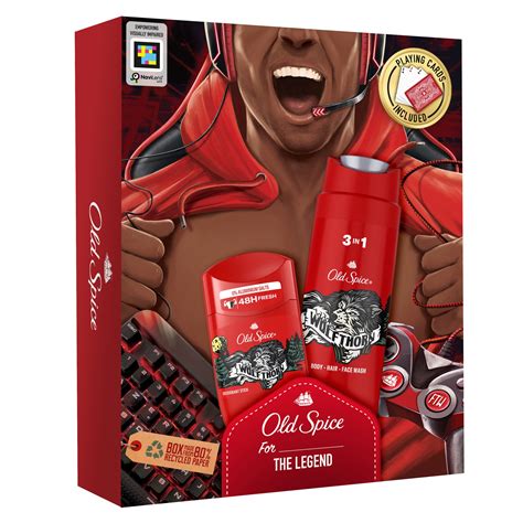 Set Cadou Old Spice Gamer Gel De Dus Wolfthorn 250 Ml Deodorant