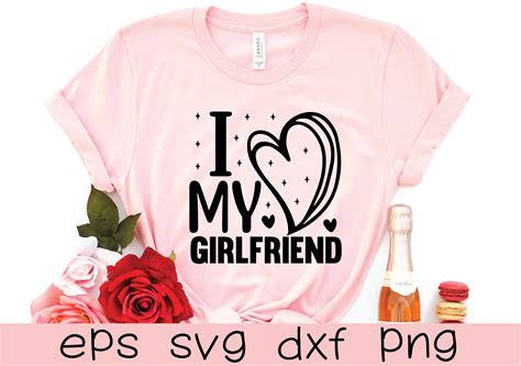 I Love My Girlfriend Svg Graphic By Digital Design Shop Bd · Creative Fabrica