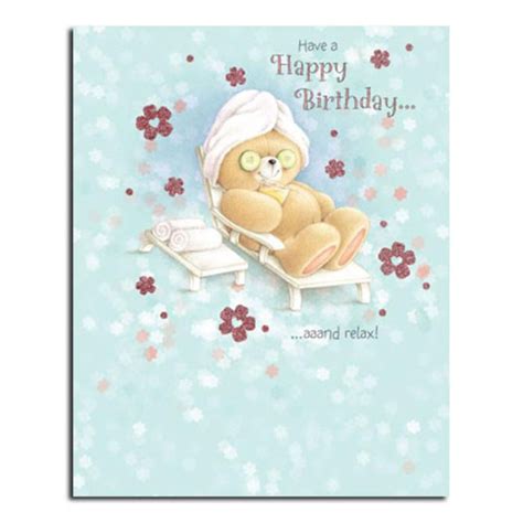 Relaxing Birthday Forever Friends Card Forever Friends Official Store