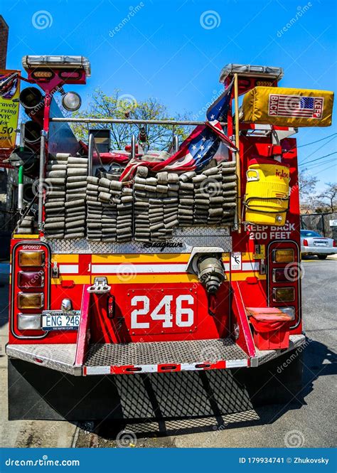 FDNY Engine Company 246 In Brooklyn NY Editorial Photo Image Of