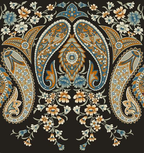 Pin By Dua Zareen On Border Paisley Art Textile Prints Design