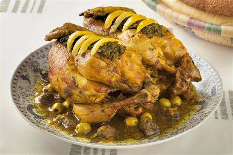 Moroccan Roast Chicken With Preserved Lemons And Olives Taste Of Maroc