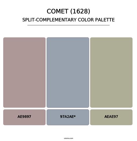 Benjamin Moore Comet 1628 Paint Coordinating Colors And Palettes