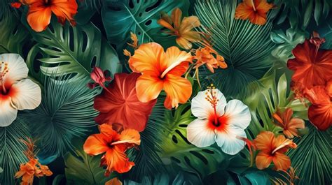 Foliage Background Exotic Floral And Texture Backgrounds | JPG Free ...