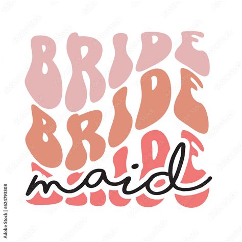 Retro Bridal Party Svg Bundle Groovy Bachelorette Shirt Svg