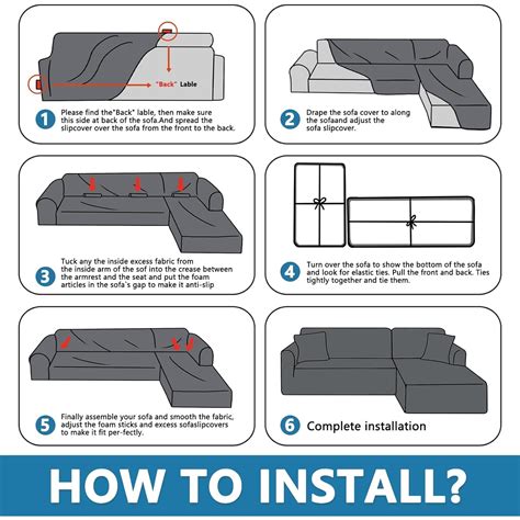Husa Elastica pentru Coltar in Forma de L, 2+3 Locuri– Material Moale