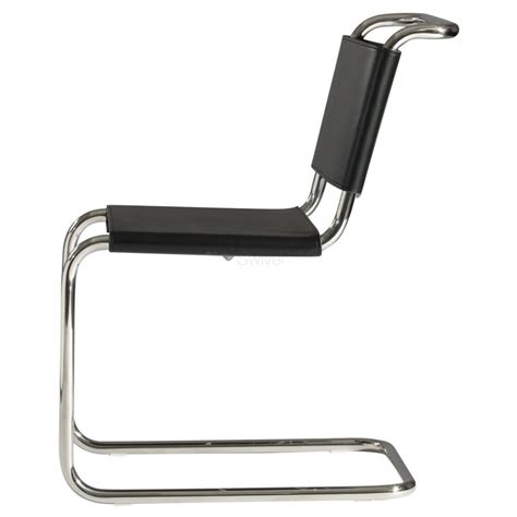 Re Edition Of The Cantilever Chair By Mart Stam Chromed Covered In