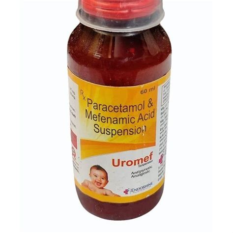 Paracetamol Mefenamic Acid Suspension Mg At Bottle In