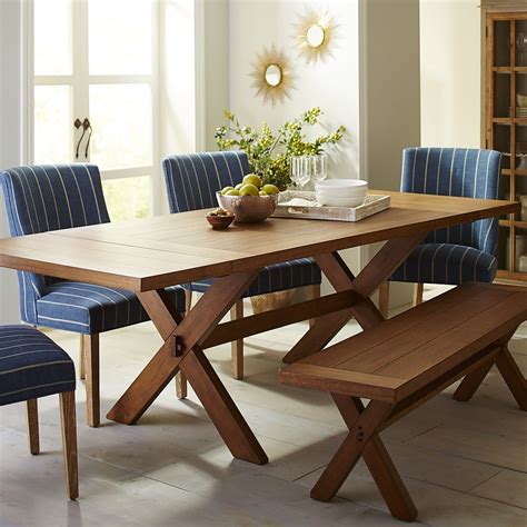 Cross Leg Dining Tables Extending X Leg Tables Oxbow Table Artofit