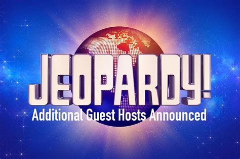 ‘Jeopardy!’ Announces More Guest Hosts