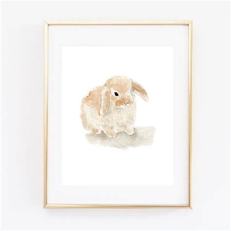 Bunny Art Print The Preppy Bunny