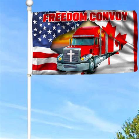 Freedom Convoy 2022 Canadian Trucker Mandate Freedom Jesus Christian