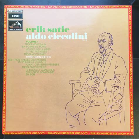 Erik Satie Aldo Ciccolini Piano Vol Emi C Flickr