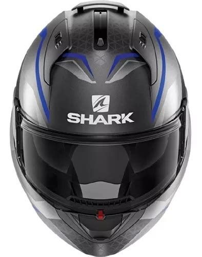 Capacete Shark Evo Es Escamoti Vel Tamanho Do Capacete Cor Azul