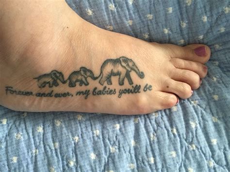 Mom And Baby Elephant Tattoo Printable Calendars At A Glance