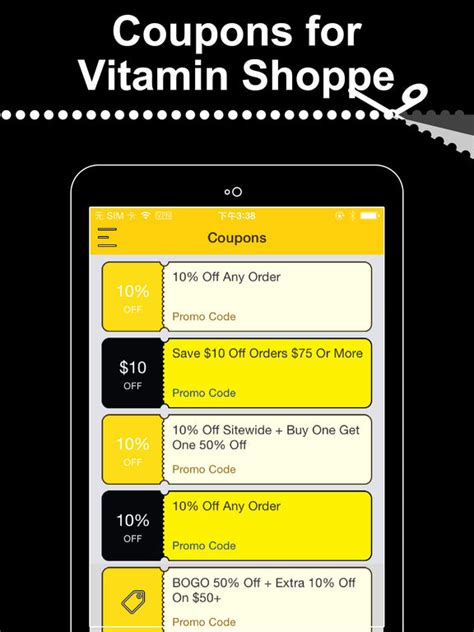 App Shopper: Coupons for Vitamin Shoppe (Shopping)