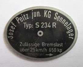 Peitz Radbremsen Bestimmen