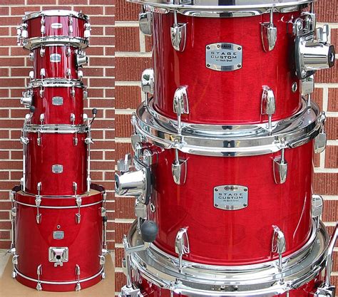 Yamaha Stage Custom Birch 5 pc. kit - Cranberry Red lacquer - Model SCB0F57