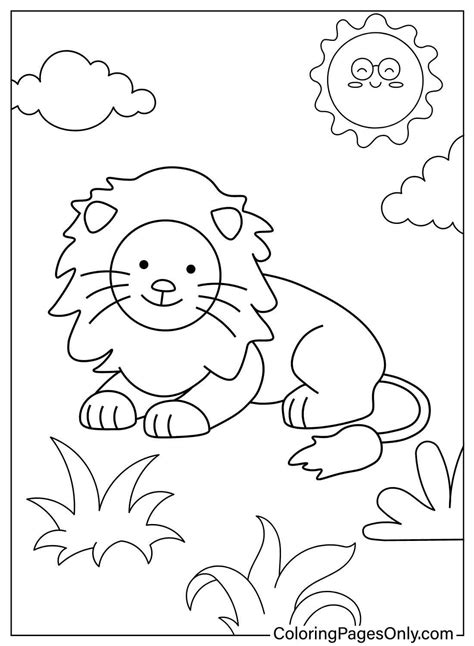 45 Coloriages De Lions ColoringPagesOnly