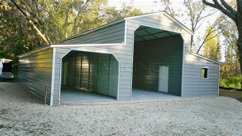 X X Vertical Roof Raised Center Aisle Barn