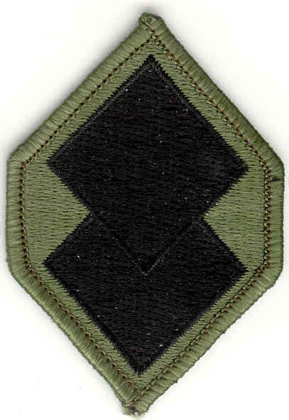 Th Infantry Division Patch Subdued Us Army Infantry Division