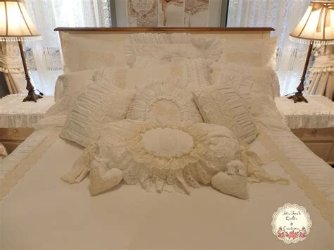 White Lace Bed Set Made By Tots Touch Quilts And Creations Lace