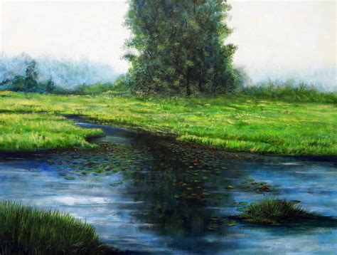 Acrylic paintings - Landscapes on Behance