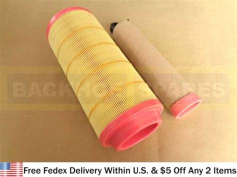 JCB PARTS AIR FILTER ELEMENT SET INNER OUTER PART NO 32 915801 32