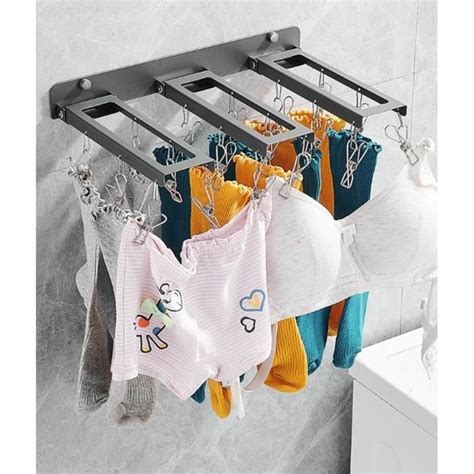 Tendoir Linge Mural Pliable Pour Chaussettes Support De S Chage