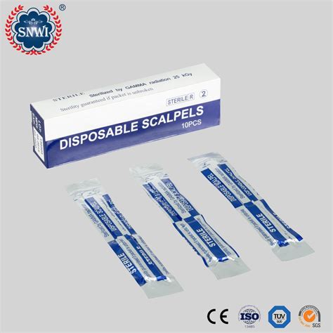 Disposable Sterile Stainless Carbon Steel Surgical Blade Scalpel Knife