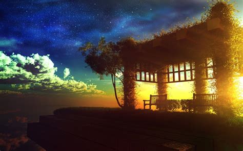 Sunset Garden Wallpapers - 4k, HD Sunset Garden Backgrounds on WallpaperBat