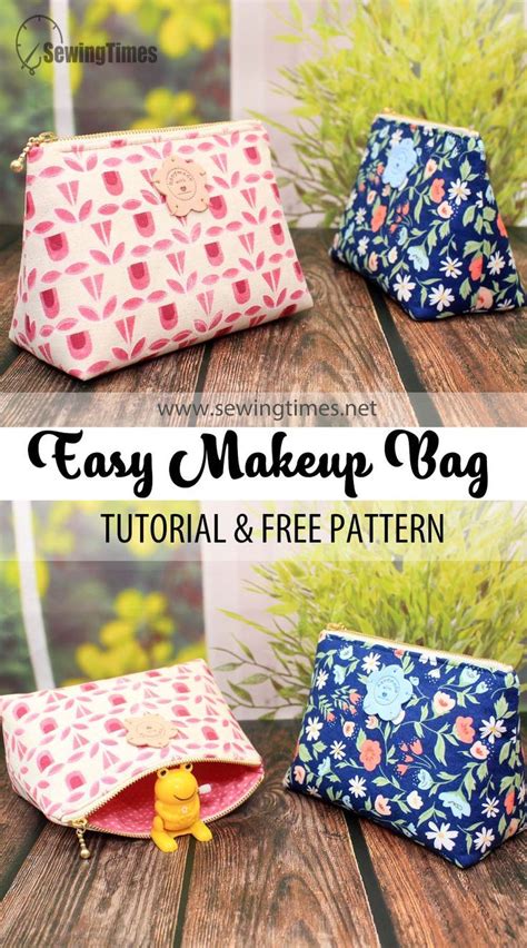 Makeup bag pattern – Artofit