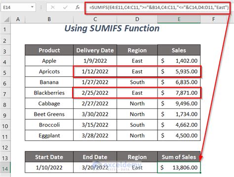 How To Sumif Between Two Dates And With Another Criteria Ways