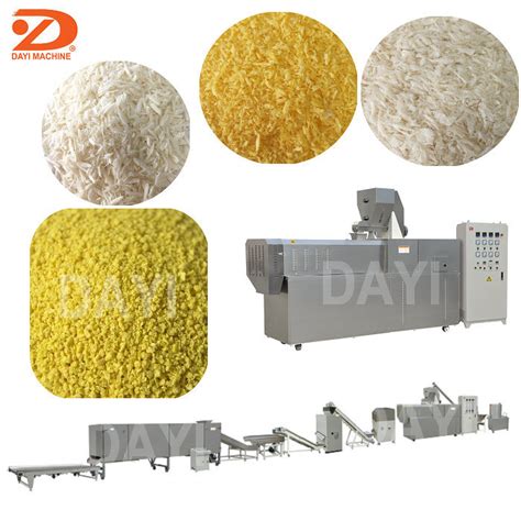 Extrusion Snacks Panko Bread Crumbs Processing Machine Line Panko