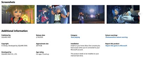 Microsoft Store Leak Suggests Kingdom Hearts HD 2.8 Final Chapter ...